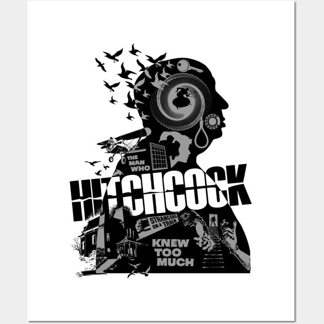 Hitchcock Wall Art by RedBug01